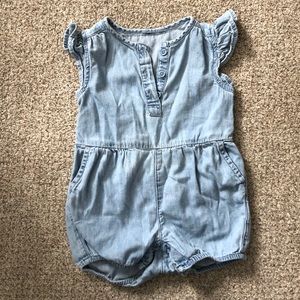 Denim romper